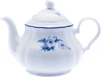 Produktbild von Thun 1794 Rose, Teekanne, Porzellan, blaue Rose, 1,20 l, Thun