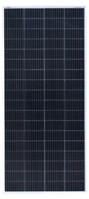 Solarmodul 180 W, 36 V, monokristallin, 9-Busbar, 21,5 % Wirkungsgrad