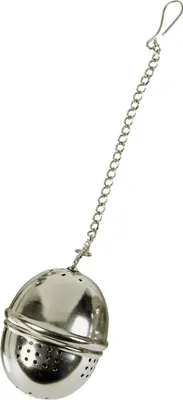 Produktbild von Tee-Ei, oval, aus rostfreiem Edelstahl, silber (1 Stück)