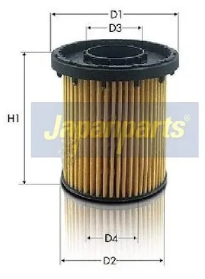 Produktbild von JAPANPARTS Ölfilter FO-ECO161