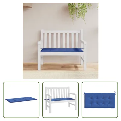 Produktbild von The Living Store Gartenbank-Auflage Königsblau 100x50x3 cm Oxford-Gewebe