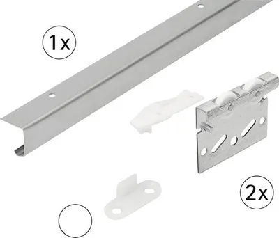 Produktbild von TopLine 3 - Komplettset für eine Schiebetür 200 cm, 40 kg