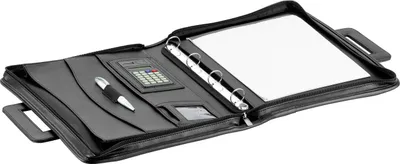 Produktbild von Aktentasche-Schreibmappe-Aktenmappe Mappe-Tasche-Schwarz-37 x30x5cm-Bowatex