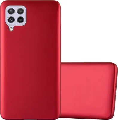Image de Cadorabo Housse de protection pour Samsung Galaxy A22 4G / M22 / M32 4G Housse en rouge Housse téléphone portable TPU silicone Etui Cover Case
