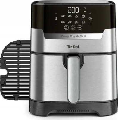 Airfryer Tefal Deluxe Ey505D15 4.2L, 8 Programme, Grill, Timer