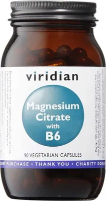 Productafbeelding van Magnesiumcitraat met B6, 90 capsules, Viridian