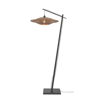 Produktbild von GOOD&MOJO - Stehleuchte Bali - Schwarz - 80x60x176cm für Wohnzimmer, Schlafzimmer