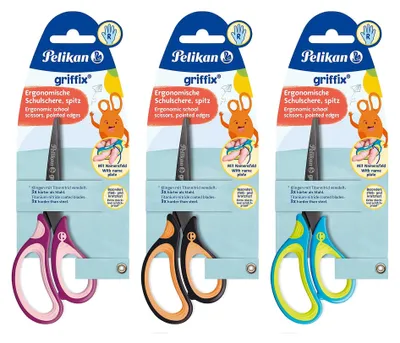 Produktbild von Pelikan Schulschere Griffix kindgerecht Rechtshänder Blau