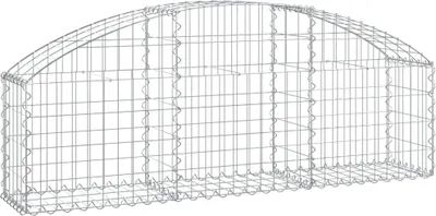 Obrázok produktu pre Oblúkový gabionový kôš 150x30x40/60 cm pozinkované železo