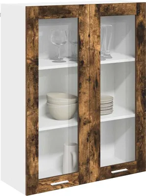 Obrázek produktu pro vidaXL Nástěnná skříňka z kouřového dubu 80 x 31 x 100 cm materiál na bázi dřeva
