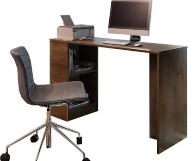 Produktbild von KIER FURNITURE Klassischer Schreibtisch B-2 - 125x79x47cm Esche Dunkel