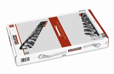 Obrázok produktu pre Sada kľúčov na krúžky 12 ks 6-32 mm nástrojová oceľ vrátane nástenného držiaka
