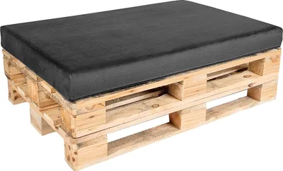 Immagine prodotto di Rivestimento TexDeko Easy-CLEAN per cuscini da pallet (senza schiuma/imbottitura) – Ricambio per cuscini da pallet per interni ed esterni (cuscino da pallet 120x80x12 cm, antracite)