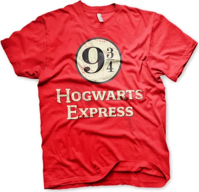 Produktbild von Hogwarts Express Platform 9-3/4 T-Shirt - X-Large - Red