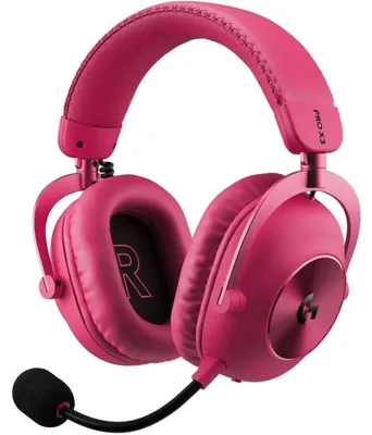 Immagine prodotto di Cuffie gaming, Logitech G PRO X3 LIGHTSPEED, Bluetooth, con jack da 3,5 mm, autonomia di 70 ore, colore rosa