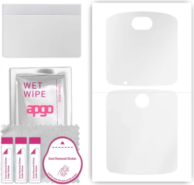 Produktbild von apgo Rückseite Schutzfolie, klar, kompatibel mit Motorola Razr 5G, Hinten Hydrogel-Displayschutzfolie mit Positionierhilfe, kratzfest, einfache Montage