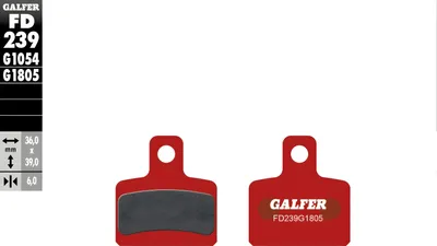 Immagine prodotto di Pastiglia freno Galfer Org.off Fd239-g1805 -al-
