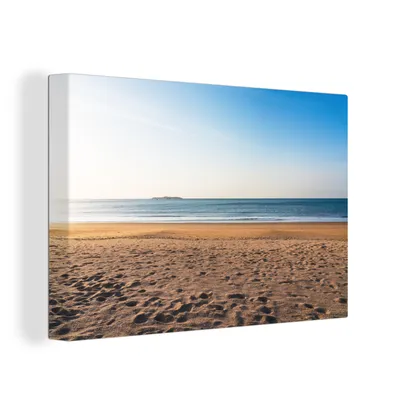 Produktbild von OneMillionCanvasses® - Leinwandbilder - 150x100 cm, Strand - Licht - Sommer, Wandbilder Kunstdruck Wanddekoration