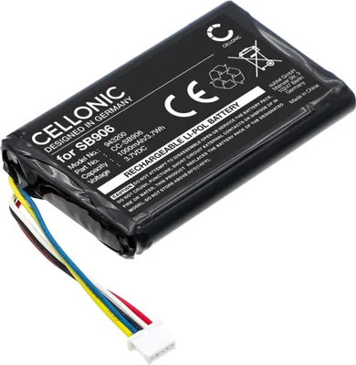 Immagine prodotto di CELLONIC Batteria per Headset / Auricolare / Cuffie Compatibile con Shure MXW1X, MXW6X, SB906 – (1000mAh, 3.7V)
