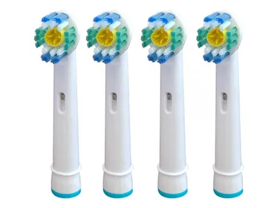 Imagen del producto de Cabezales de repuesto certificados de tamaño estándar, compatibles con todos los tipos de cepillos eléctricos Braun Oral-B. Recomendamos cambiar el cabezal cada 3 meses
