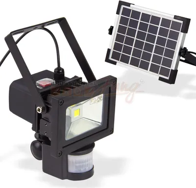 Produktbild von Solar LED-Strahler mit Bewegungsmelder 10 Watt