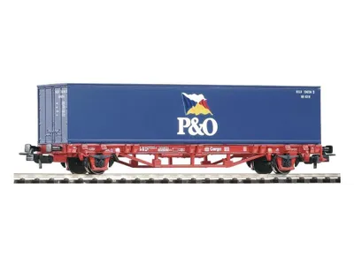Image de Piko Flatcar Lgs579 1x40ft container P&O DB AG V - 57706