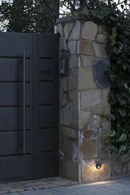 Image de Applique murale encastrée UVE 3000K IP44 gris foncé