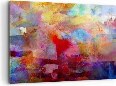 Produktbild von Bild auf Leinwand - Leinwandbild - Abstraktion modern - 120x80cm - Wand Bild - Wanddeko - Leinwanddruck - Bilder - Kunstdruck - Wanddekoration - Leinwand bilder - Wandkunst - AA120x80-3574