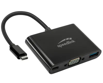 Produktbild von 3v1 HQ adaptér USB-C na VGA/USB/USB-C