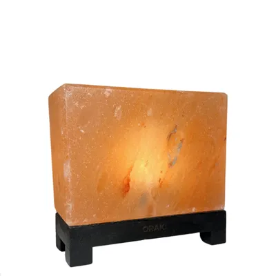 Produktbild von Orakl® - Dimmbare Salzlampe Ember - 3-4 KG - 100% echtes Salz - Salzkristall-Lampe - Salzstein
