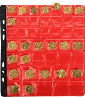 Obrázek produktu pro EXACOMPTA 96006E EXACOMPTA pouzdra na mince, 43 přihrádek, každá 20/25/30 mm, 215 x 237 mm