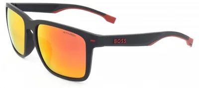 Produktbild von Hugo Boss BOSS 1542/F/S Matte grey red 59/17/140 Herren Sonnenbrillen