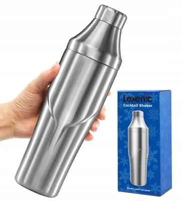 Produktbild von Lexenic Cocktail-Set mit Shaker – 3-teilig, Edelstahl, für Drinks