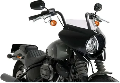 Zdjęcie produktu dla Półprzezroczysta przednia szyba PUIG do Harley davidson softail street bob