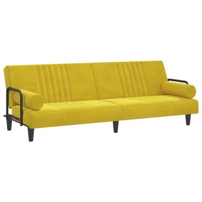 Produktbild von Schlafsofa mit Armlehnen Gelb Samt