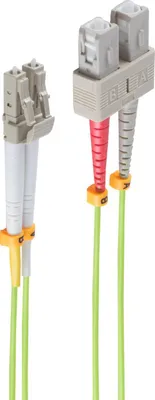 Image de shiverpeaks BS07-530915 shiverpeaks BASIC-S Câble patch LWL LC- SC-Duplex, OM5, 20,0