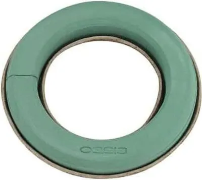 Produktbild von OASIS® Nass-Steckmasse Ring SALKA, Biolit Altpapier Schale, grün, 5,5cm, Ø32cm - Nasssteckschwamm