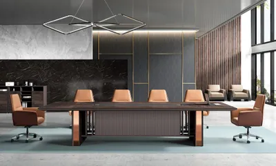 Obrázek produktu pro Kancelářský nábytek stoly jednací konferenční stoly nábytek stůl 360cm nový