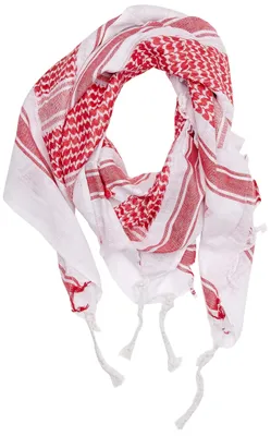 Immagine prodotto di Fazzoletto da collo Mil-Tec, "Shemagh", bianco-rosso