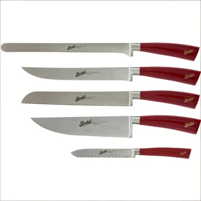Produktbild von BERKEL Set 5 Kochmesser Elegance Rot