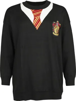 Produktbild von Harry Potter Strickpullover Damen Gryffindor schwarz M