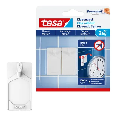 Productafbeelding van Tesa 77762-00000, 1x2 cm, kleefstrip voor tegels en metaal (2 kg)