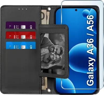 Obrázok produktu pre Puzdro s klopkou pre telefóny Samsung A36 5G | A56 5G, s magnetickým zapínaním + ochranné sklo 9H