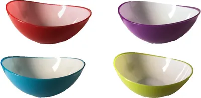 Produktbild von Bowlschale  20x19 cm farbiges Set  4 Teile