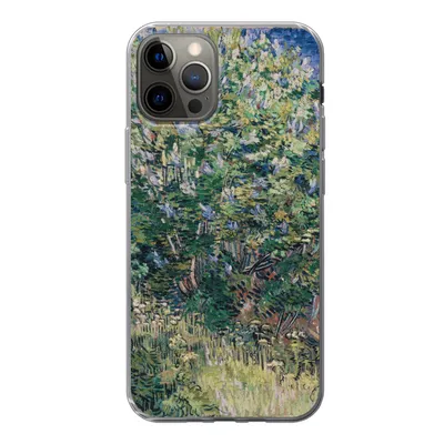 Produktbild von MuchoWow® Handyhülle Schutzhülle Hülle für iPhone 13 Pro Fliederbusch - Vincent van Gogh Silikon Softcase Handy Hülle - Handy-Tasche