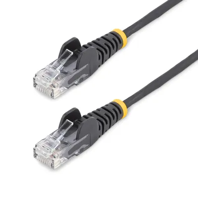 Produktbild von StarTech.com Slim Cat6-Patchkabel 2 m, LSZH, Snagless, Schwarz
