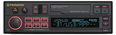 Obrázek produktu pro Pioneer SXT-C10PS, černá, 1 DIN, 88 W, 50 W, Android, AAC, FLAC, MP3, WAV, WMA