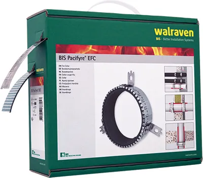 Produktbild von Walraven Brandschutz Pacifyre EFC U/U in Spenderbox 10 m für unged./ged. Rohre