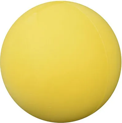 Image de Pre-Sport balle en mousse jaune 16cm - balle de jeu durable pour l'intérieur et l'extérieur
