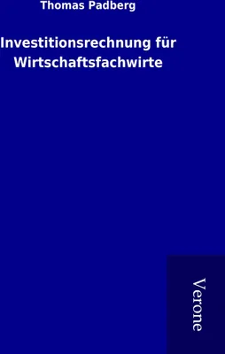 Produktbild von Investitionsrechnung für Wirtschaftsfachwirte